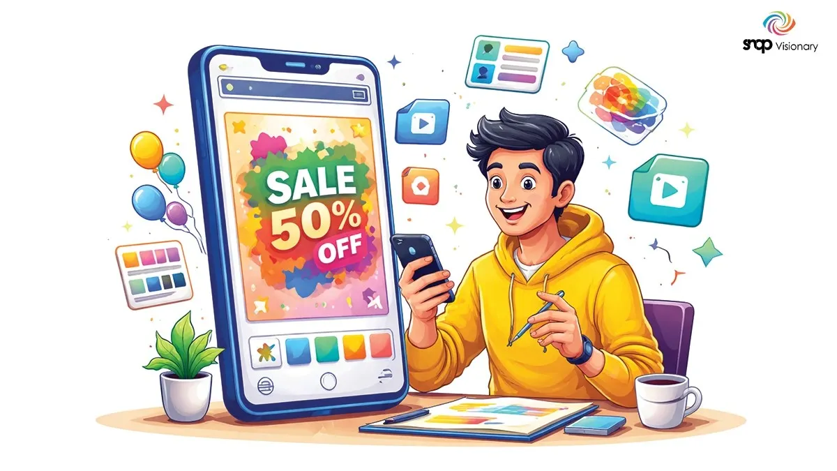 Create Professional Posters on Mobile bina kisi Design Skills ke kaise karein Easily