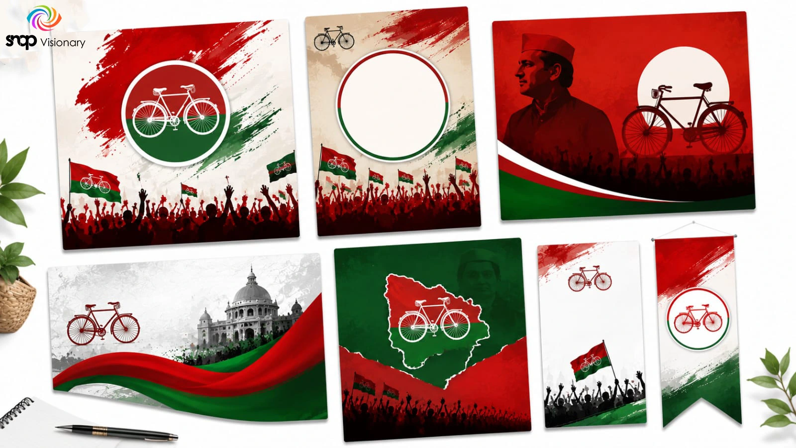 Samajwadi Party Poster Making App: Easily Political Posters Kaise Banaye